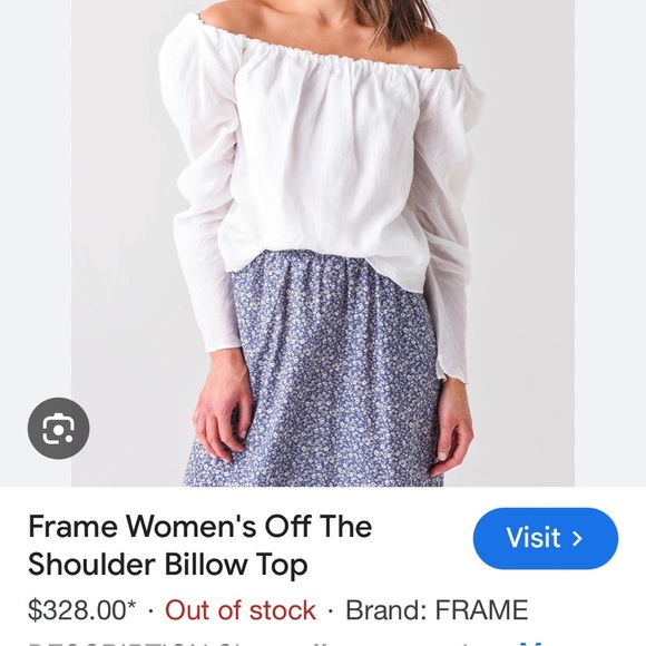 FRAME DENIM shirt xs - Picture 1 of 4